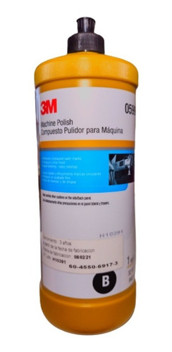 3m Pasta De Pulir Paso B Abrillantador 946ml Tecnopaint