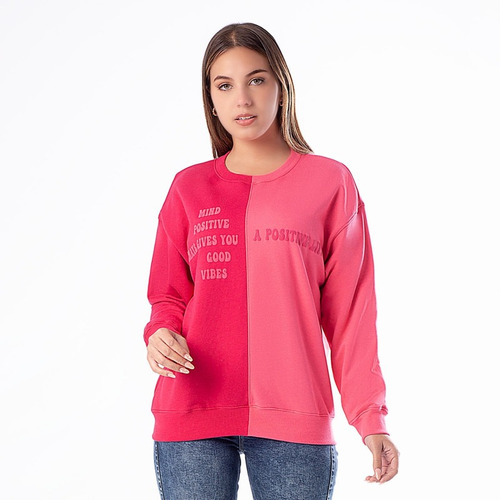 Polera Franela Pionier Viana Fucsia/rosado