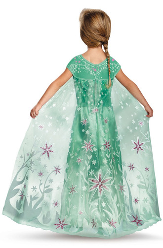 Disfraz Para Niña Elsa Frozen Talla 3t-4t Halloween 