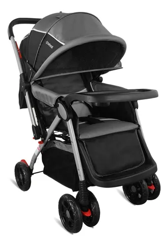 Coche Bebé Paseador Reversible Canopy Acochado 3 Posiciones