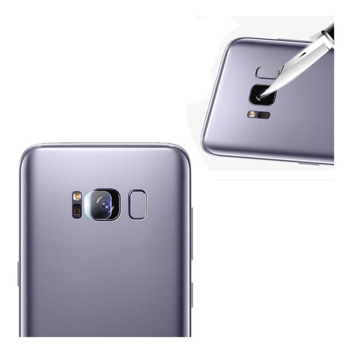 Imagen 3 de 6 de Film Templado Protector Camara Trasera Samsung S8 S8 Plus