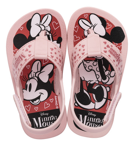 Ipanema Sandalia Casual Minnie Mouse Playa Niña Bebe 22803