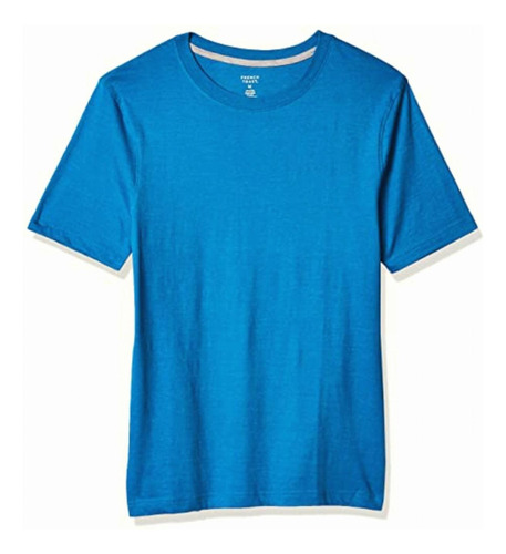 French Toast Camiseta De Manga Corta Para Hombre Con Cuello Color Hydro Blue Heather