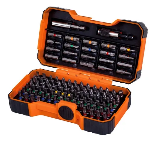 comprar Juego Set Puntas Bahco 100 Piezas 1\u002F4'' Torx Phillips Plano 