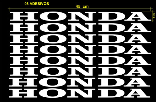 8 Adesivo Grande Roda Honda Titan Fan Start 125 150 160 300.