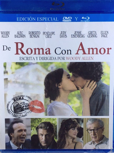 De Roma Con Amor / Blu Ray / Woody Allen / 2012