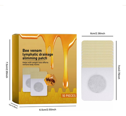 Parches Para Bajar De Peso Rapido,veneno De Abeja,50pcs