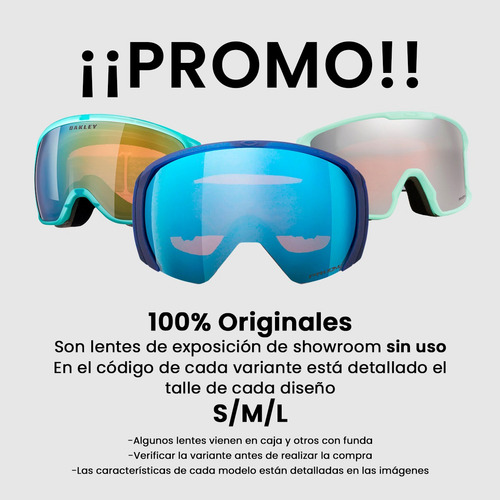 Imagen 2 de 9 de Antiparras Oakley Nieve Ski Snowboard 100% Originales