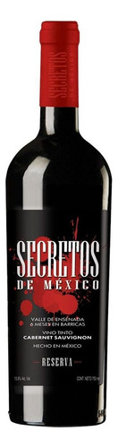 Vino Tinto Secreto De Mexico Cabernet Sauvignon 750 Ml
