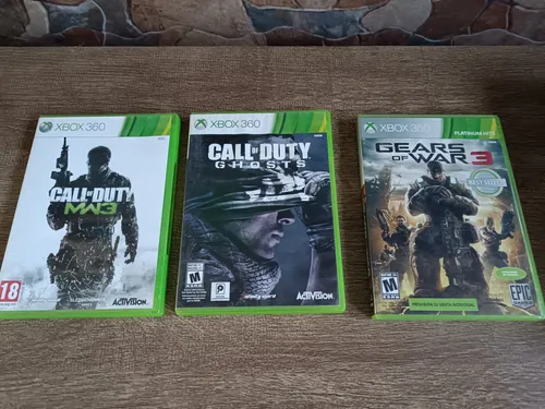 Lote Juegos Xbox 360 Call Of Duty (dos) Y Gears Of War 3. (Usado)