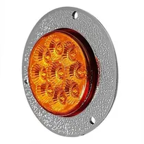 Comprar Plafon 2 Pulgadas 9 Led Para Camion Con Bisel Cromado