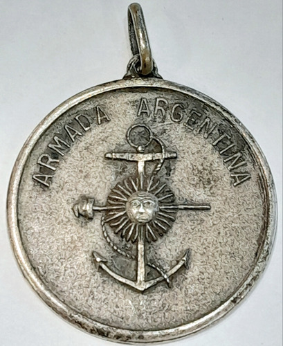 Medalla Armada Argentina Plata 8 Gr Mide 30 Mm.