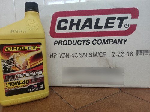 Aceite Mineral 10w40 Chalet 