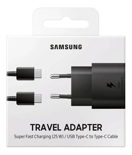 Carregador Note 10+ Samsung 25 W Super Fast Original Lacrado