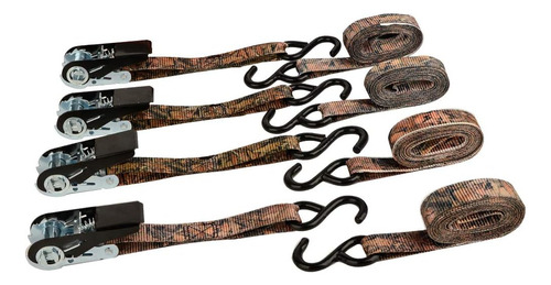 Xstrap Standard Ratchet Tie Down Straps 4 Pk 10 Ft- 300 L...