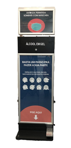 Imagem 1 de 3 de Totem Display Em Alcool Gel Duplo