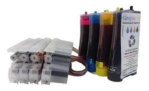Refill Ink Bottles Compatible With Brother J5520DW J5620DW J5720DW J460DW J480DW - 4-Color Set Black Cyan Magenta Yellow - CISinks