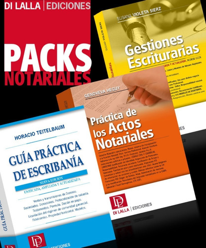 Pack Notarial. Escribania(sierz, Teitelbaum, Heguy).di Lalla