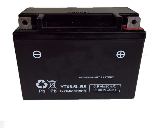 Bateria Ytx6.5-bs Kemparts Gel Equivalente 6mg7e