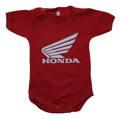 Bodys Para Bebés Honda Motos Rojo 