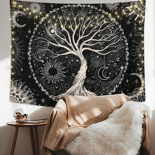 Cv Mandala Psicodélico Para Colgar En La Pared Con Forma De