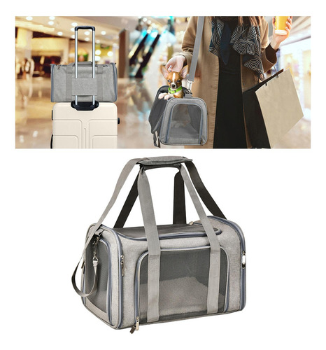 Nuevo Pvc Pet Dog Carrier Mochila Caja De Transporte Con