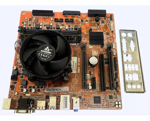 Kit Placa Mãe 1151 St 4290 I5-6500 16 Gb Com Espelho Cor Laranja