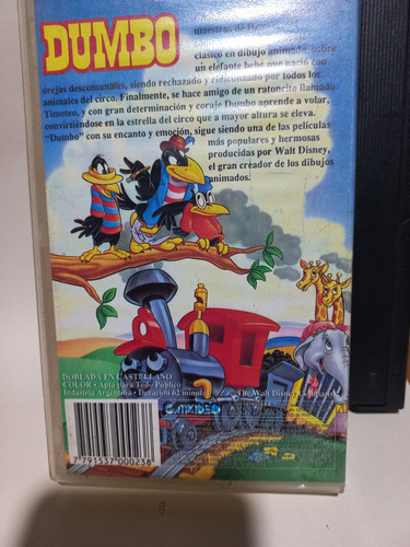 Vhs.la Vuela Al Mundo En 80 Tweetys..y Dumbo Lote De 2 (Usado)