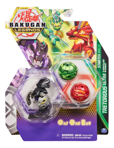 Bakugan - Starter Pack Tretorous Ultra - 64424