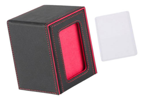 Funda Para Tarjetas Trading Card Deck Box, Tarjetero Negro Y