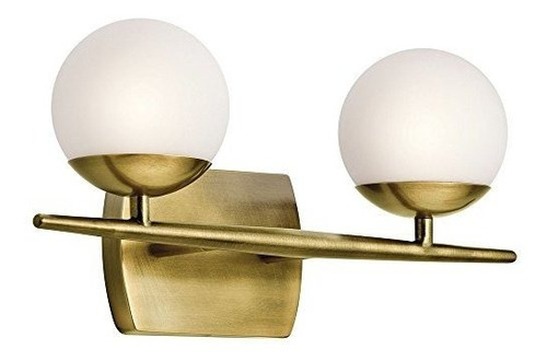 Kichler Jasper 17 Pulgadas Luz Amplia Para Baño, Dorado