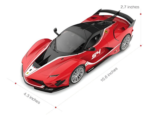 R/c 1:18 Auto Rastar Ferrari Para Armar Fxx K Evo Original Rojo
