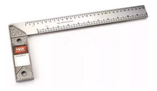 Esquadro Profissional Com Cabo Aluminio 35cm Max