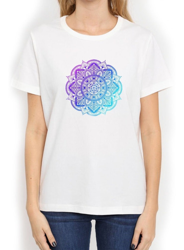 Remera Mandala Modal Calidad Premium Hombre Mujer Niños