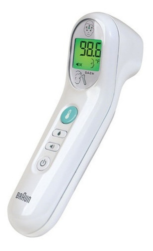 Termómetro Braun no touch 3 en 1 para niños, comida, baño