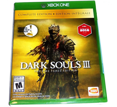 Videojuego Dark Souls Iii The Fire Fades Edition Xbox One