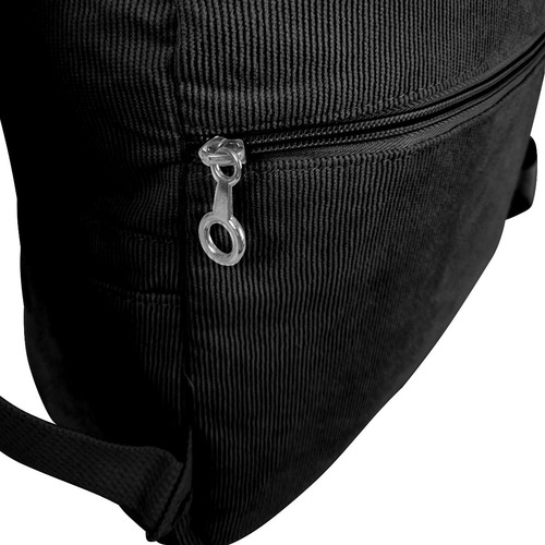 Imagen 5 de 9 de Mochila Borwek De Corderoy Porta Notebook 13'' Oficina.
