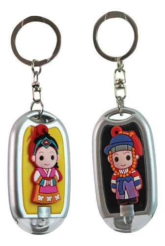 Set 2 Pcs Lampara Llavero Tradicional Coreano Souvenir A17 Color Set 4