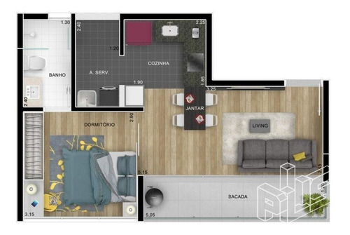 Imagem 24 de 24 de Studio Para Aluguel Em Parque Campolim - St008789