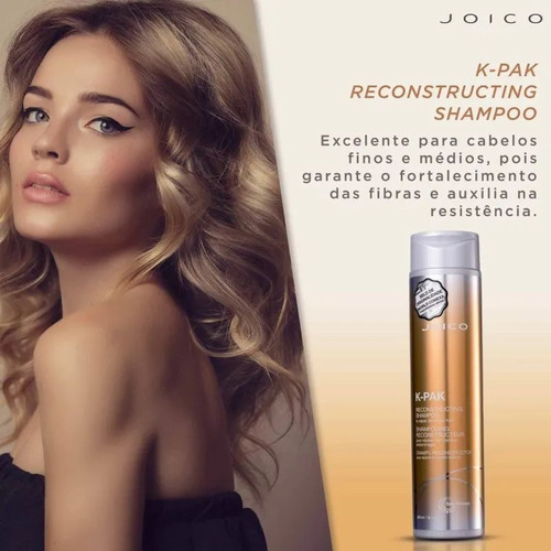 Joico K-pak Shampoo 300ml + Máscara Hydrator 250ml