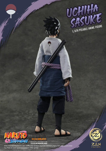 Boneco Sasuke Uchiha Naruto Itachi Figure Zen Creations 1/6