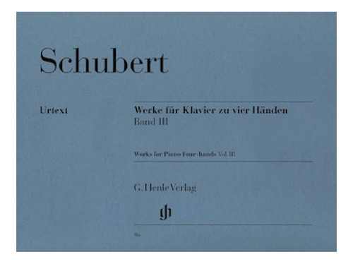 F. Schubert: Works For Piano Four-hands Vol.3 (urtext).