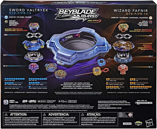 Imagen 3 de 3 de Beyblade Burst Evo Elite Champions Pro Series - Hasbro