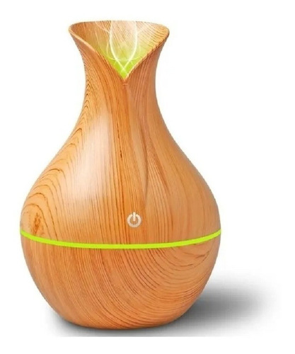 Humidificador Pebetero Diseño Madera Difusor De Aromas