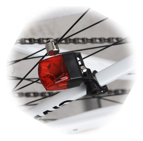 Luz Trasera De Bicicleta Mtb, Aviso De Seguridad, Inducción,