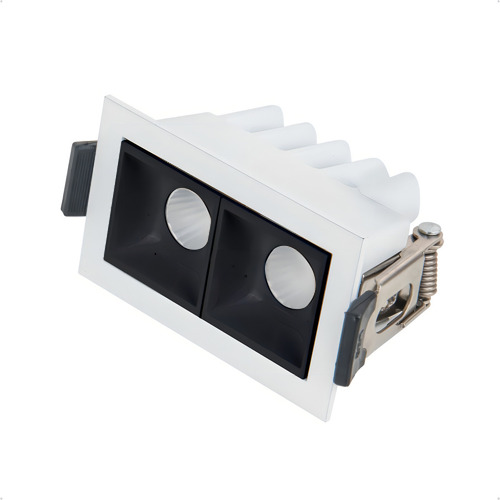 Spot Vigo Pix 2700k 4w Irc90 Ip20 127/220V Preto E Branco Estrutura Branco E Preto 127/220V