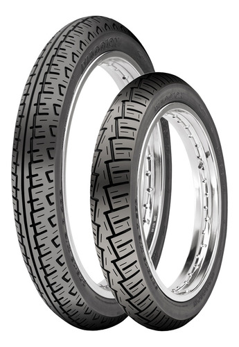 Par Pneu Biz 80/100-14 E 60/100-17 Winner Maggion Sem Câmara