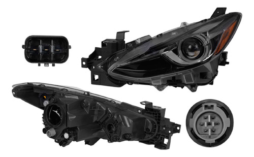 Faro Izquierdo Mazda 3 Sedan P/xenon 2014 2015 2016 Depo