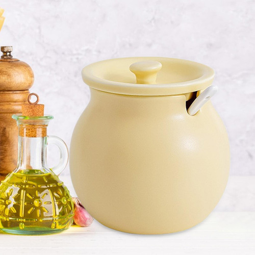 New,. Recipiente De Cerámica Para Cocina, Con Tapa, S