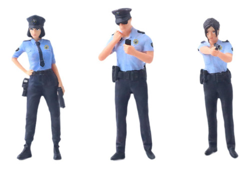 3 Figuras A Escala 1/64, Modelo De Tren, Diorama